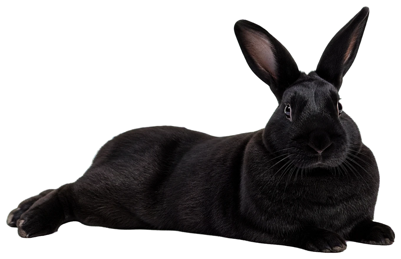 Nox, le lapin noir mascotte de Veto & Friends